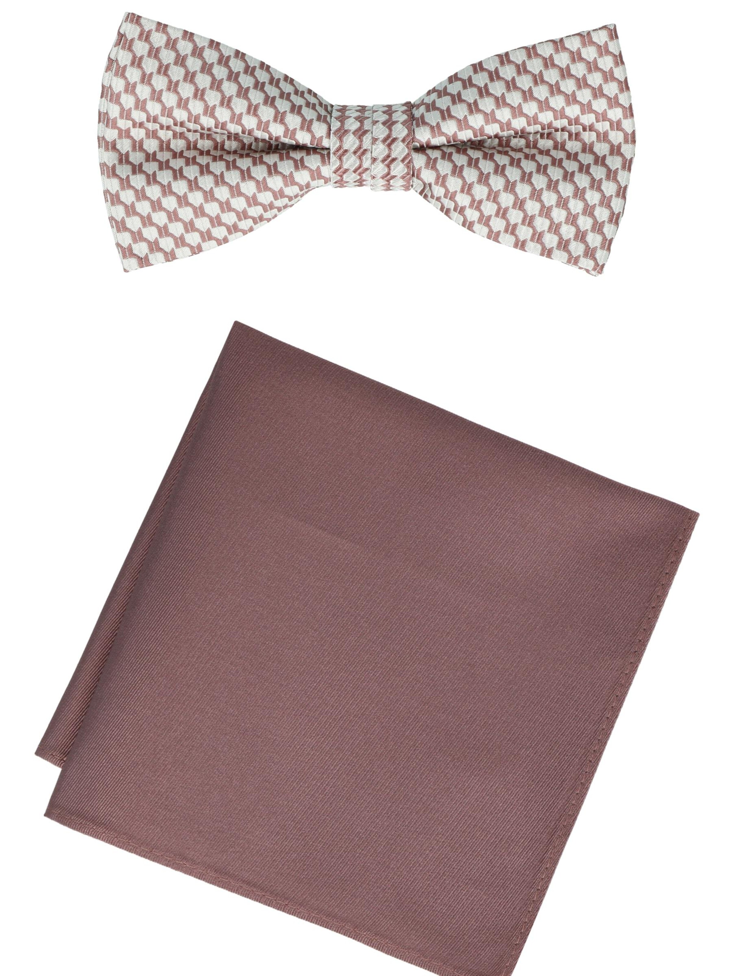 WILLEN Fliege 'Set : Bi-Color / Uni'‌‌‌‌‌ in Pink: Vorderseite