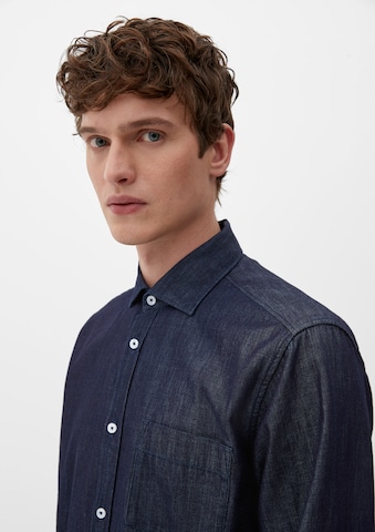 s.Oliver Regular fit Button Up Shirt in Blue