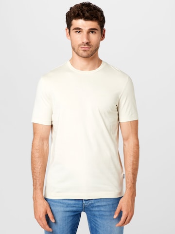 BOSS Black - Camiseta 'Thompson 01' en blanco: frente