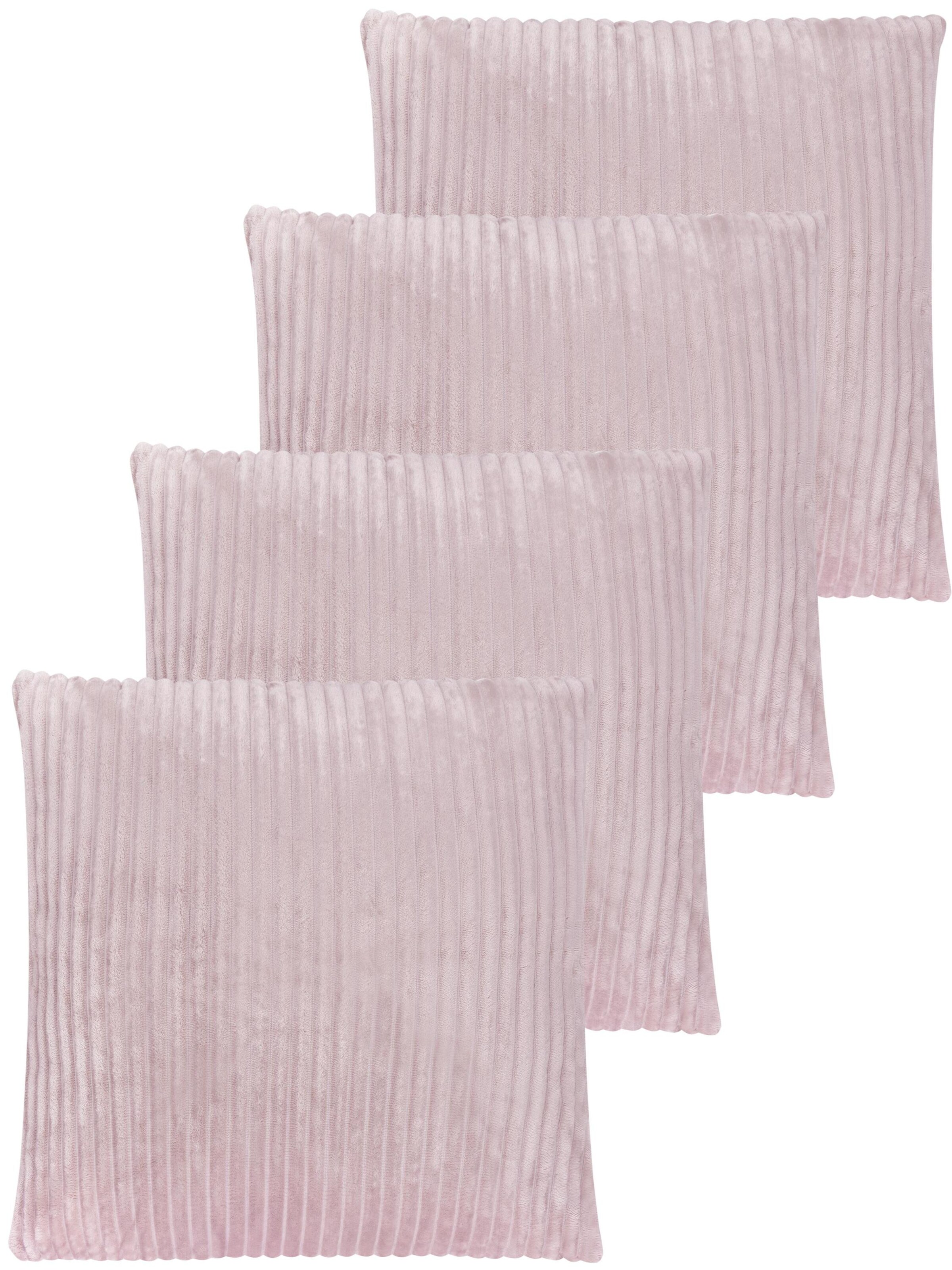 Coussins ' Salta ' Aspero en rose : devant