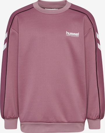 Hummel Athletic Sweatshirt in Purple: front