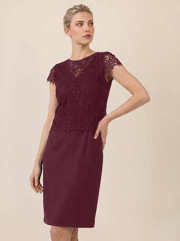 APART Sheath Dress in Red: front