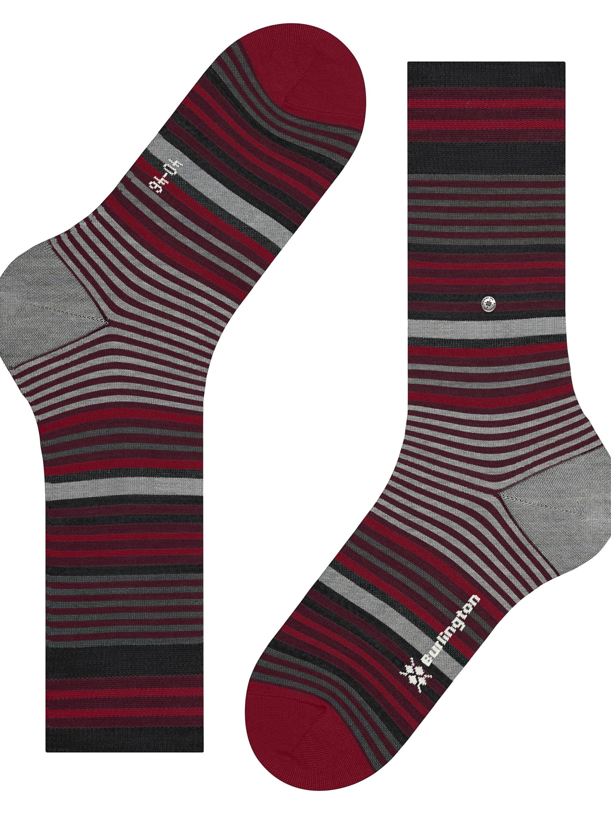 BURLINGTON Socken 'Stripe'‌‌‌‌‌‌‌ in Lila