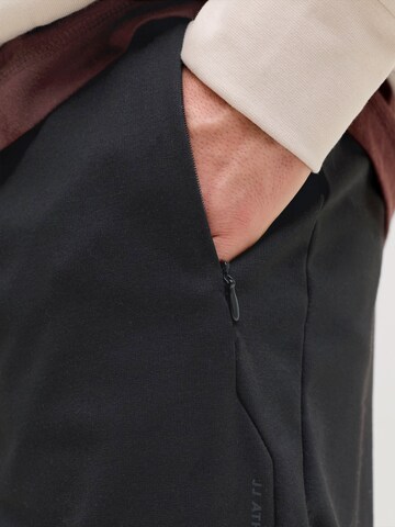 JACK & JONES Tapered Παντελόνι 'JPSTGORDON' σε μαύρο