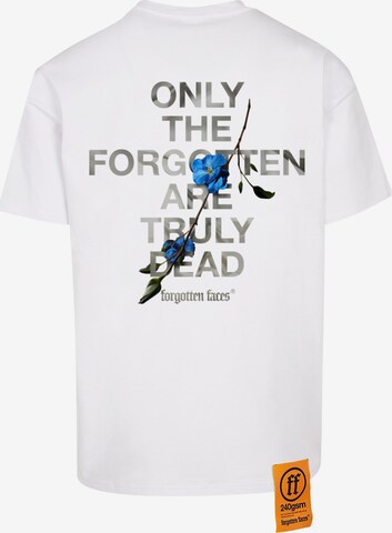 Forgotten Faces Shirt 'Faded Flowers' in Wit