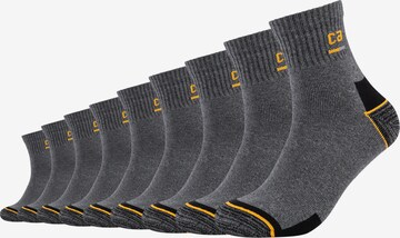 camano Socks in Grey: front