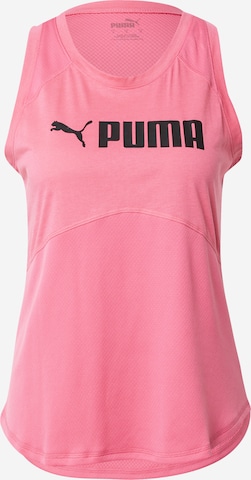 PUMA قطعة علوية رياضية بلون زهري: الأمام