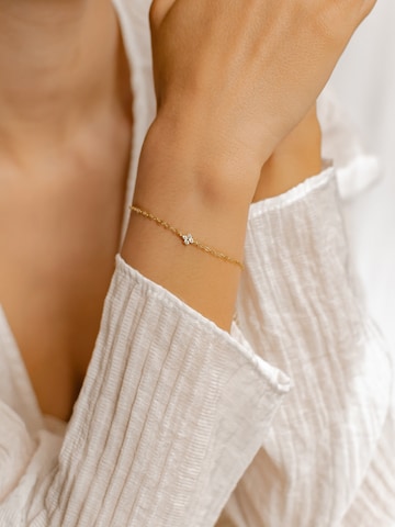 Hey Happiness Armband 'Bloom'‌‌ in Gold: Vorderseite