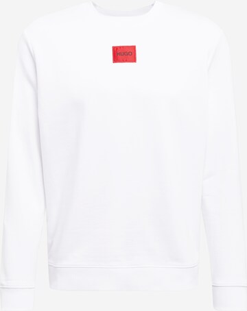 HUGO - Sweatshirt 'Diragol' em branco: frente