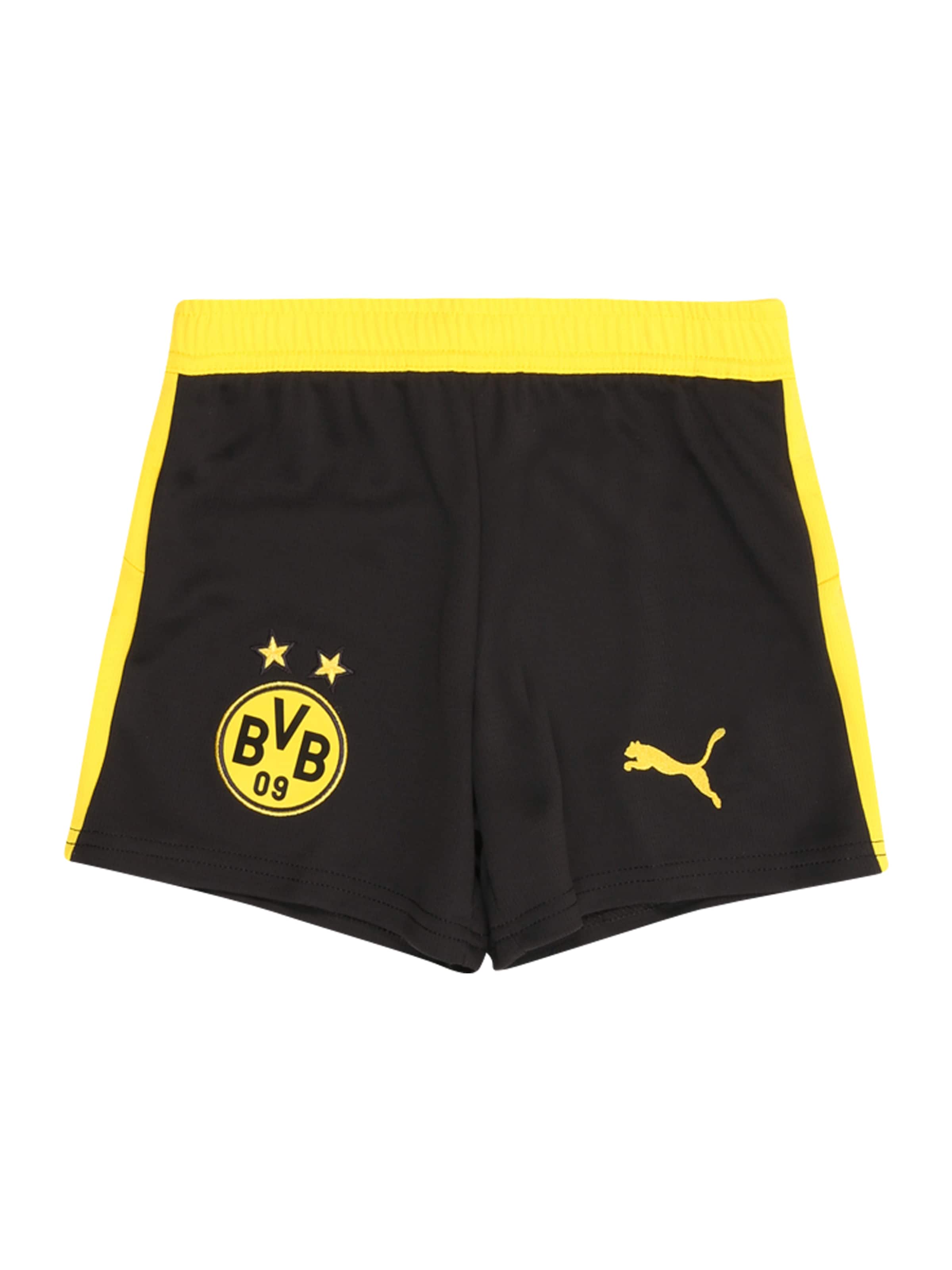 PUMA tavaline Spordipüksid 'Borussia Dortmund 25/26', värv must: eest vaates