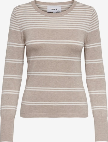 ONLY Sweater 'JULIE' in Beige: front