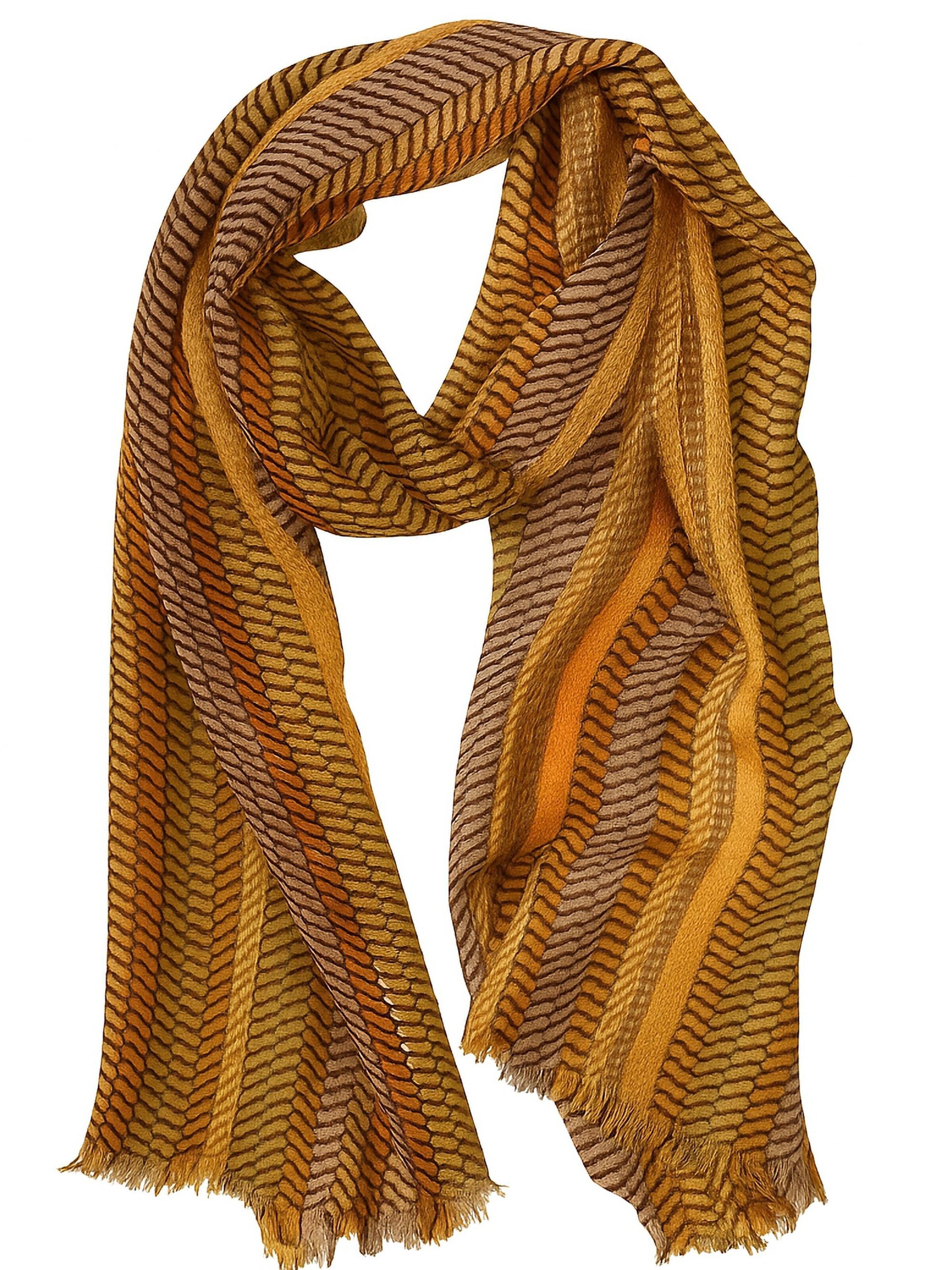 COLLEZIONE ALESSANDRO Scarf 'Lenni' in Red: front