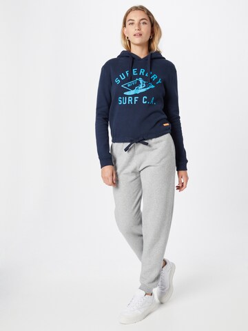 Superdry Sweatshirt 'Cali Surf' in Blauw