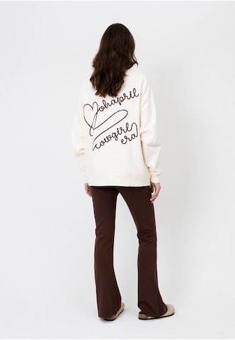 OH APRIL Sweatshirt i vit