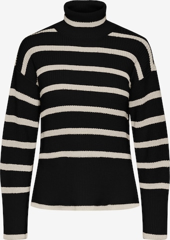 PIECES Sweater 'JUNE ' in Black: front