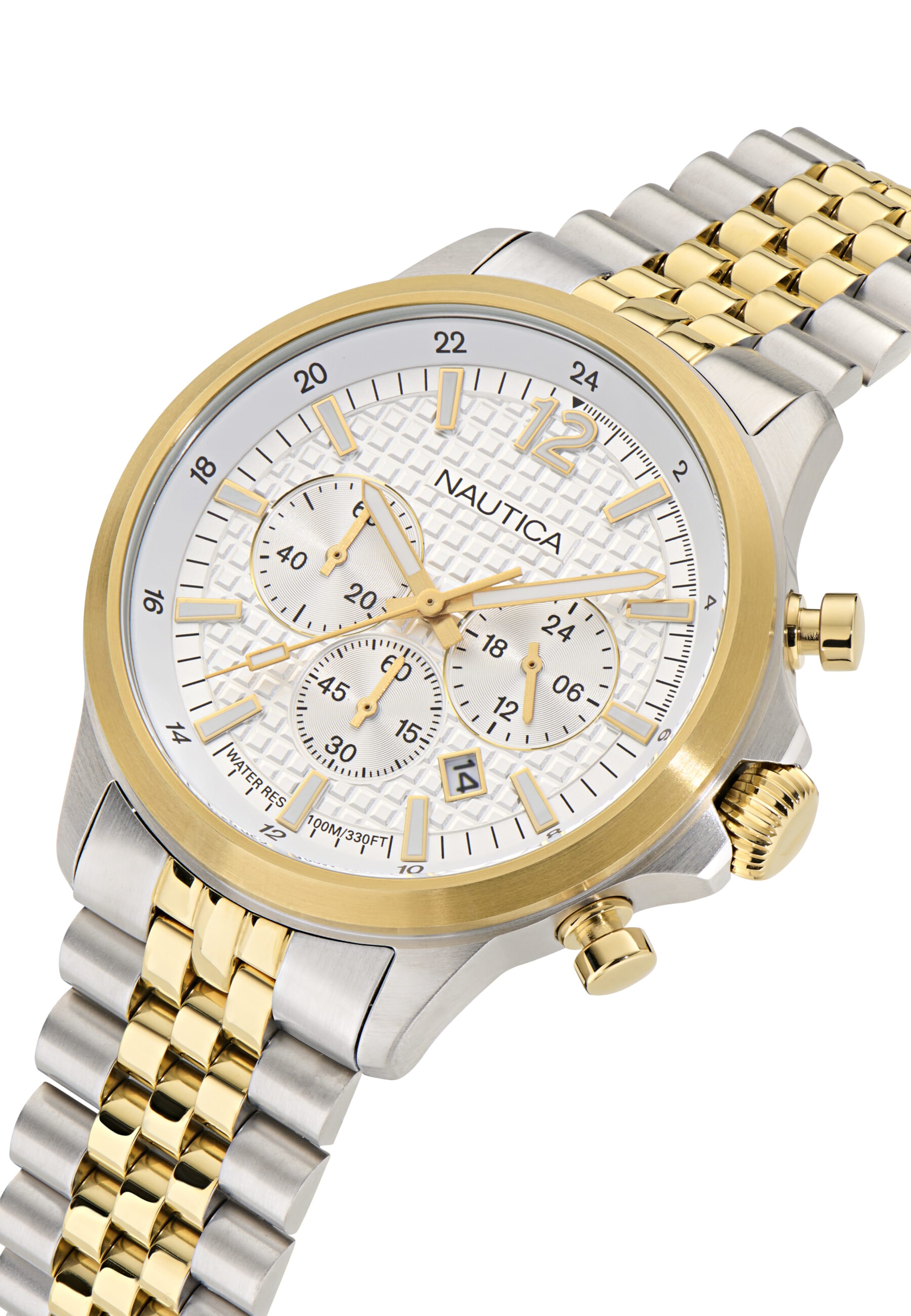 NAUTICA Analoog horloge 'NCT BLUEOCEAN' in Zilver