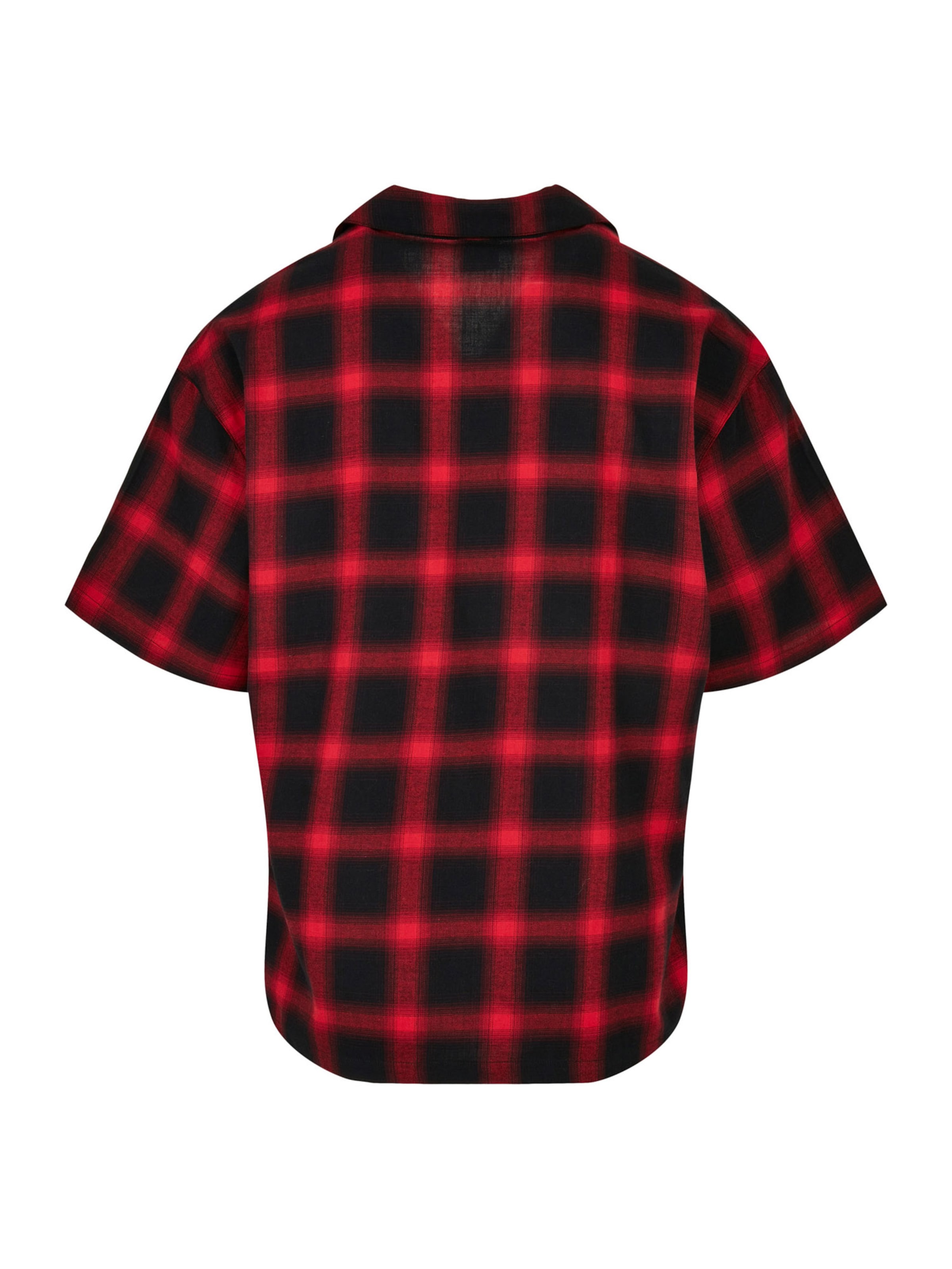 Urban Classics Comfort fit Overhemd in Zwart