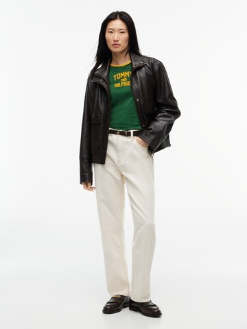 TOMMY HILFIGER - Camiseta 'Varsity' en verde