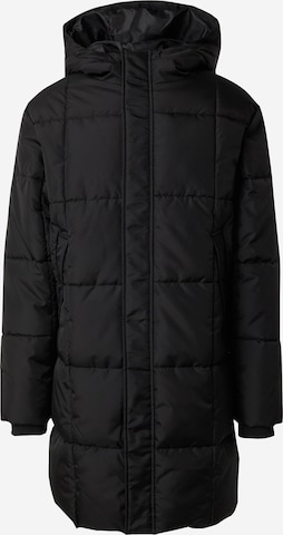 ABOUT YOU x Kevin Trapp Winter coat 'Charlie' in Black: front