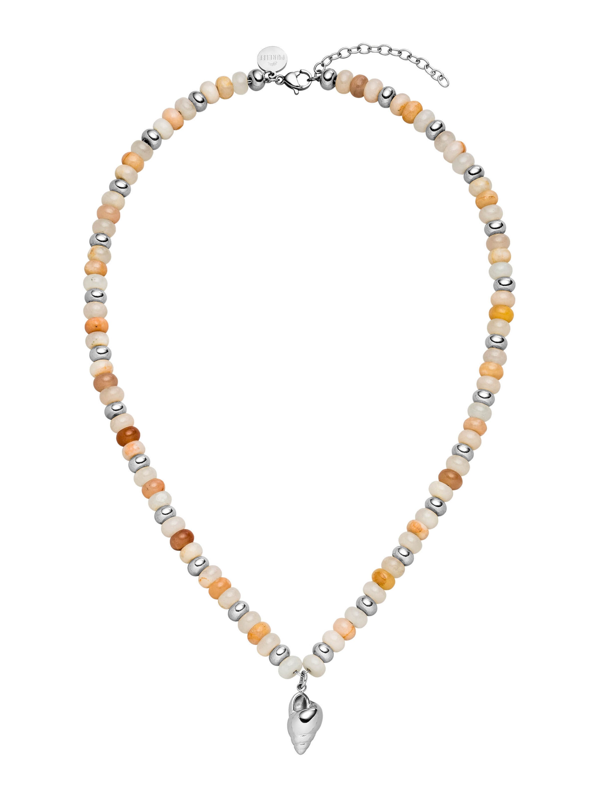 PURELEI Kette 'Seafoam' in Silber: Vorderseite