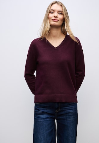 STREET ONE Pullover in Rot: Vorderseite