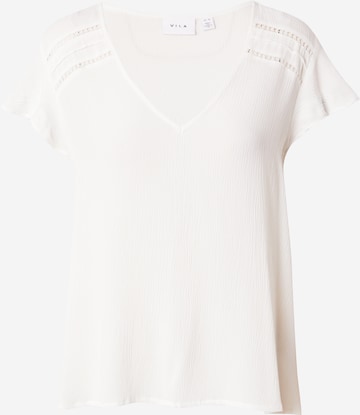 T-shirt VILA en beige : devant