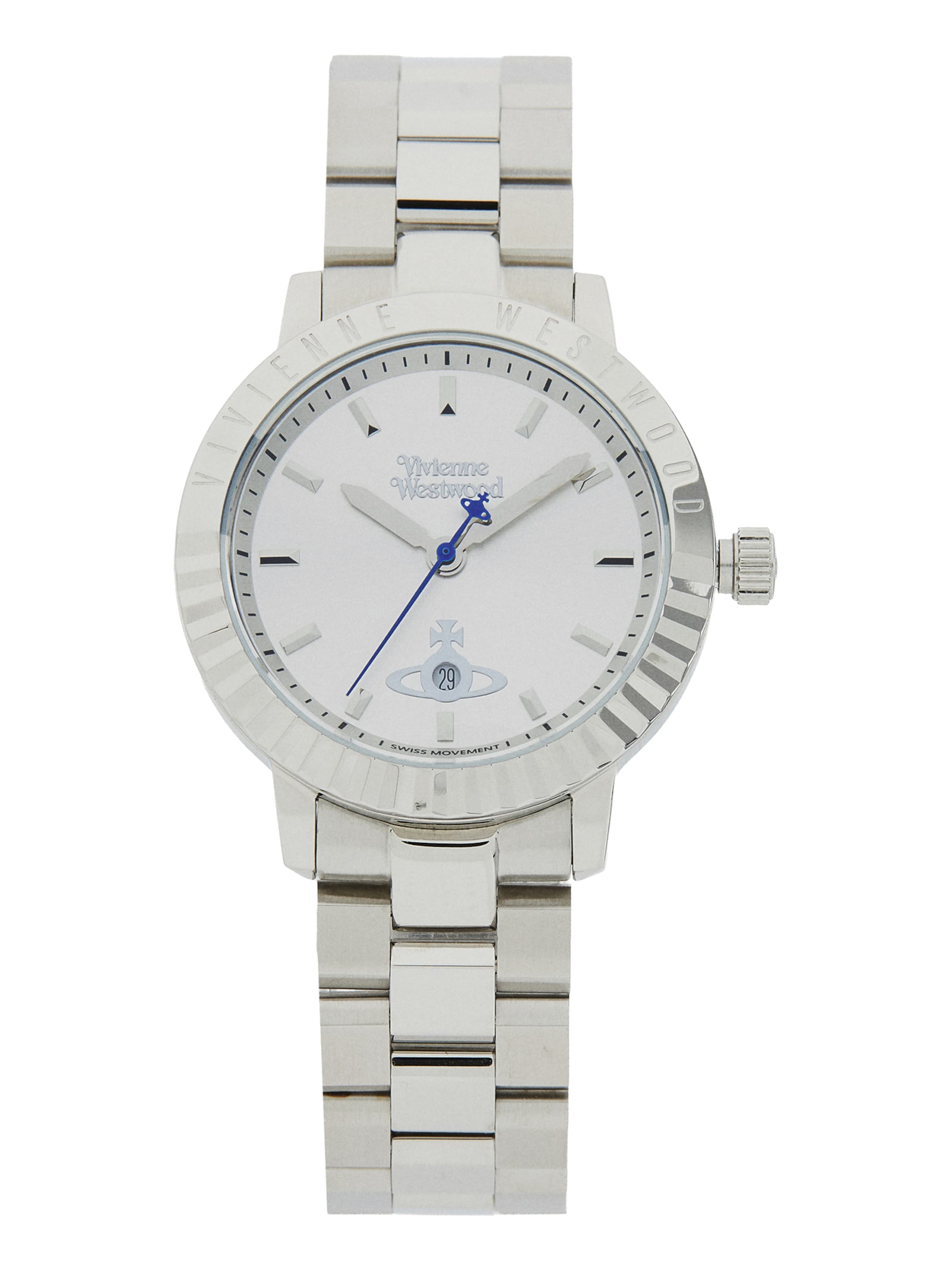 Vivienne Westwood Analog klocka i silver: framsida