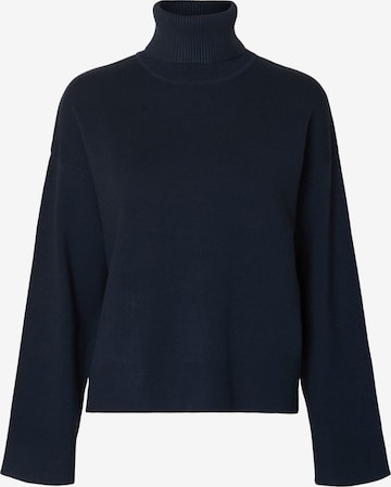 Pullover 'SLFKAMMA' di SELECTED in blu: frontale