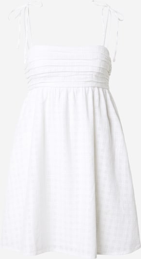 HOLLISTER Robe en blanc, Vue avec produit