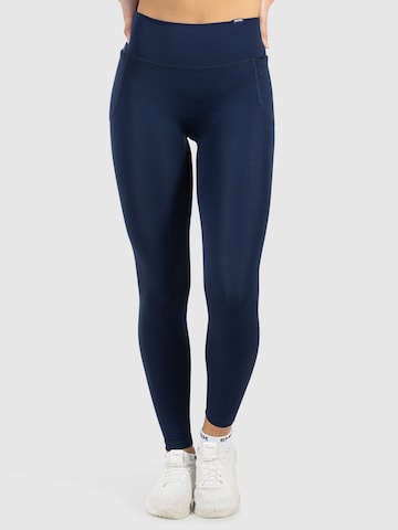 Coupe slim Leggings ' Kelsy ' Smilodox en bleu : devant