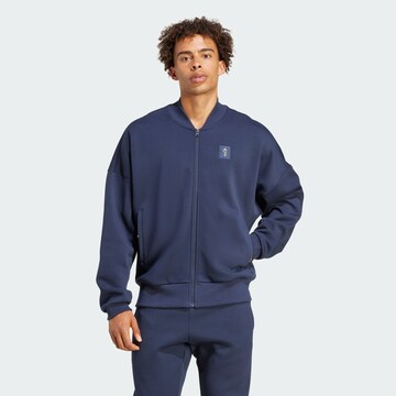 ADIDAS PERFORMANCE Sports sweat jacket in Blue