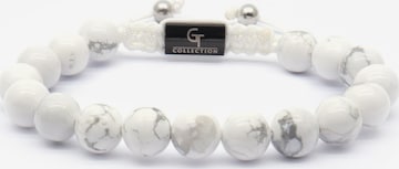 Bracelet 'Single-Bead' GT Collection en blanc : devant