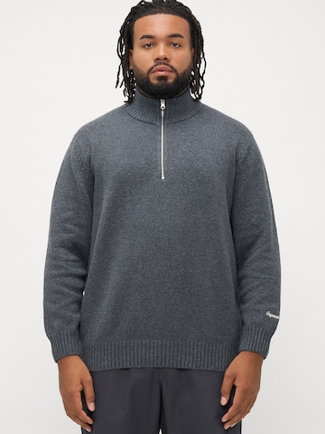 Jack & Jones Plus - Jersey 'JORNORREBRO' en gris: frente