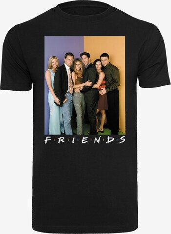 F4NT4STIC T-Shirt 'Friends Group Photo' in Schwarz: predná strana
