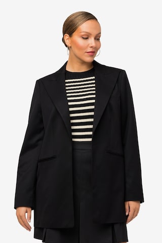 Blazer Ulla Popken en noir : devant