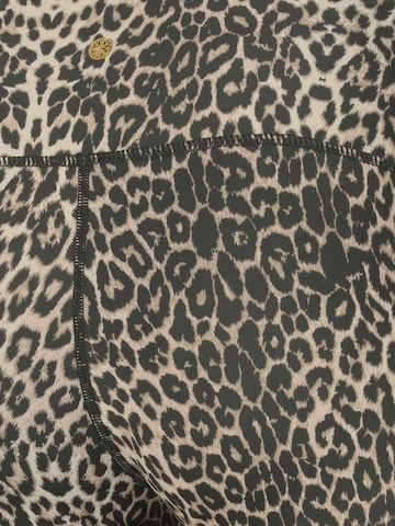 Athlecia Skinny Workout Pants 'Windia' in Brown