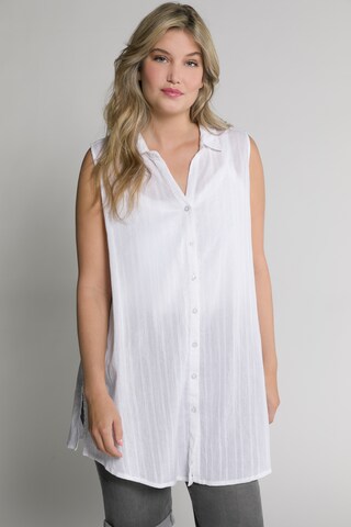 Ulla Popken Blouse in White: front