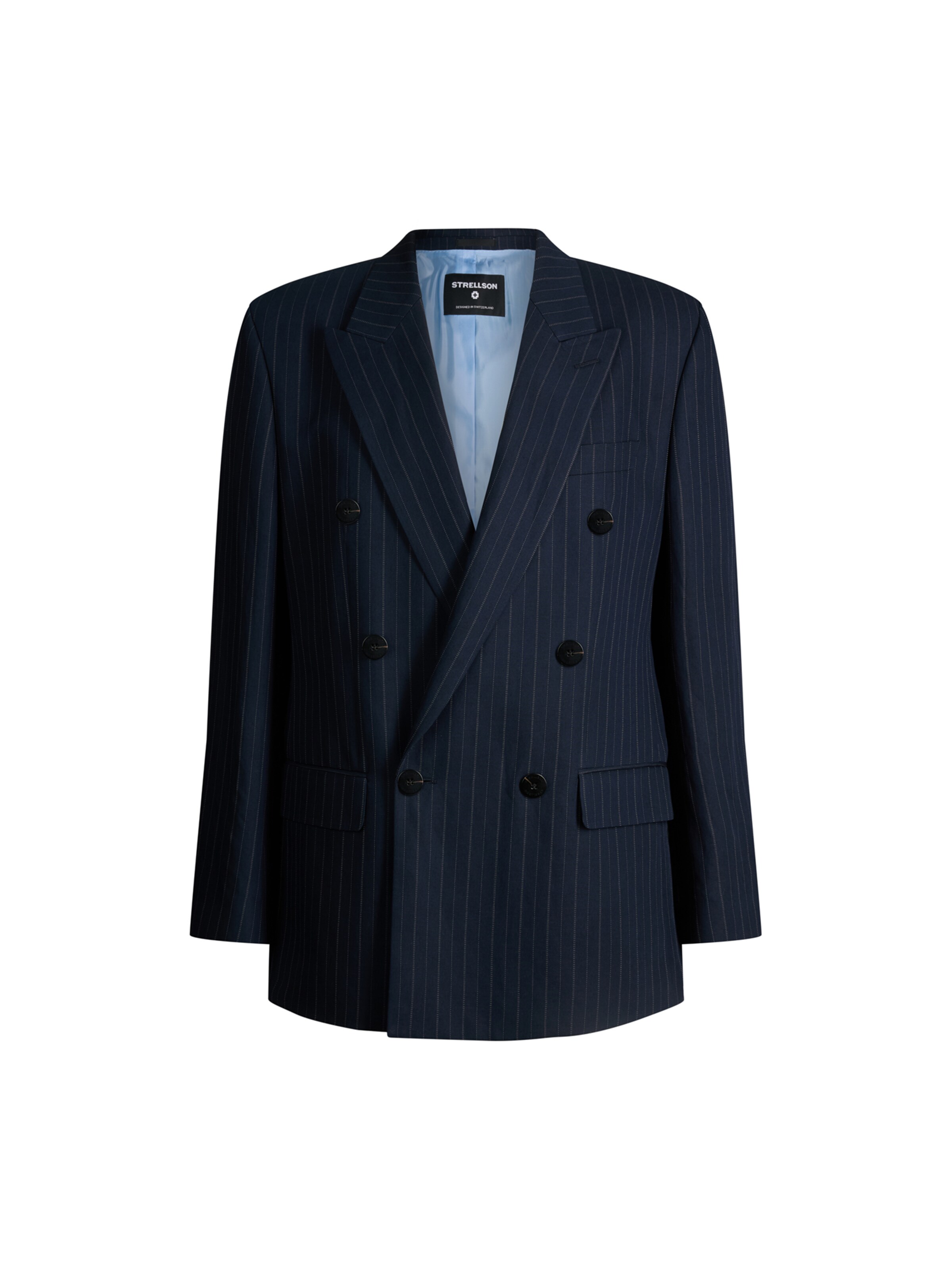 Coupe regular Veste de costume 'Barry' STRELLSON en bleu : devant