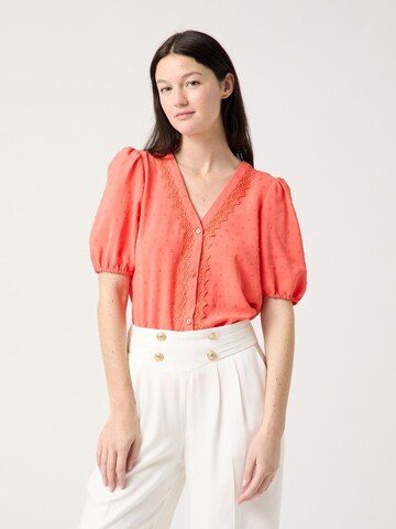 NAF NAF Blouse 'Tamis' in Orange: front