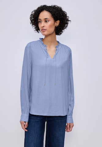 STREET ONE Blouse in Blue: front