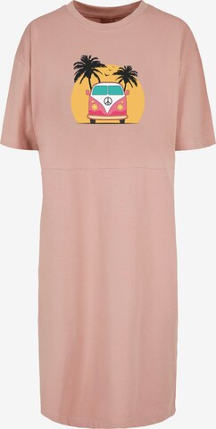 Merchcode Dress 'Summer - Van' in Pink: front