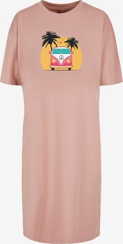 Merchcode Dress 'Summer - Van' in Pink: front