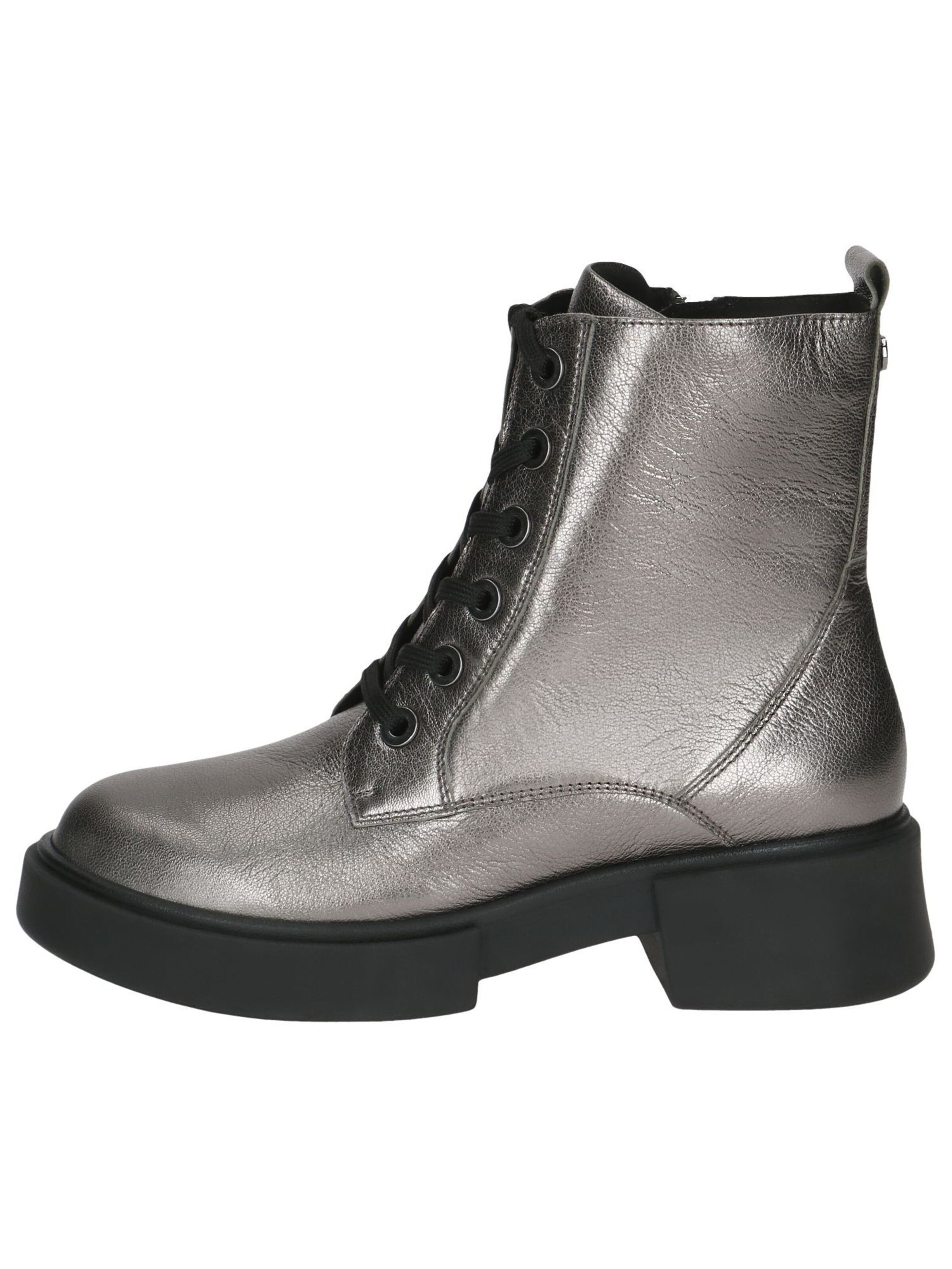CAPRICE Schnürstiefelette in Silber
