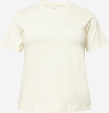Calvin Klein Curve T-Shirt in Gelb: predná strana