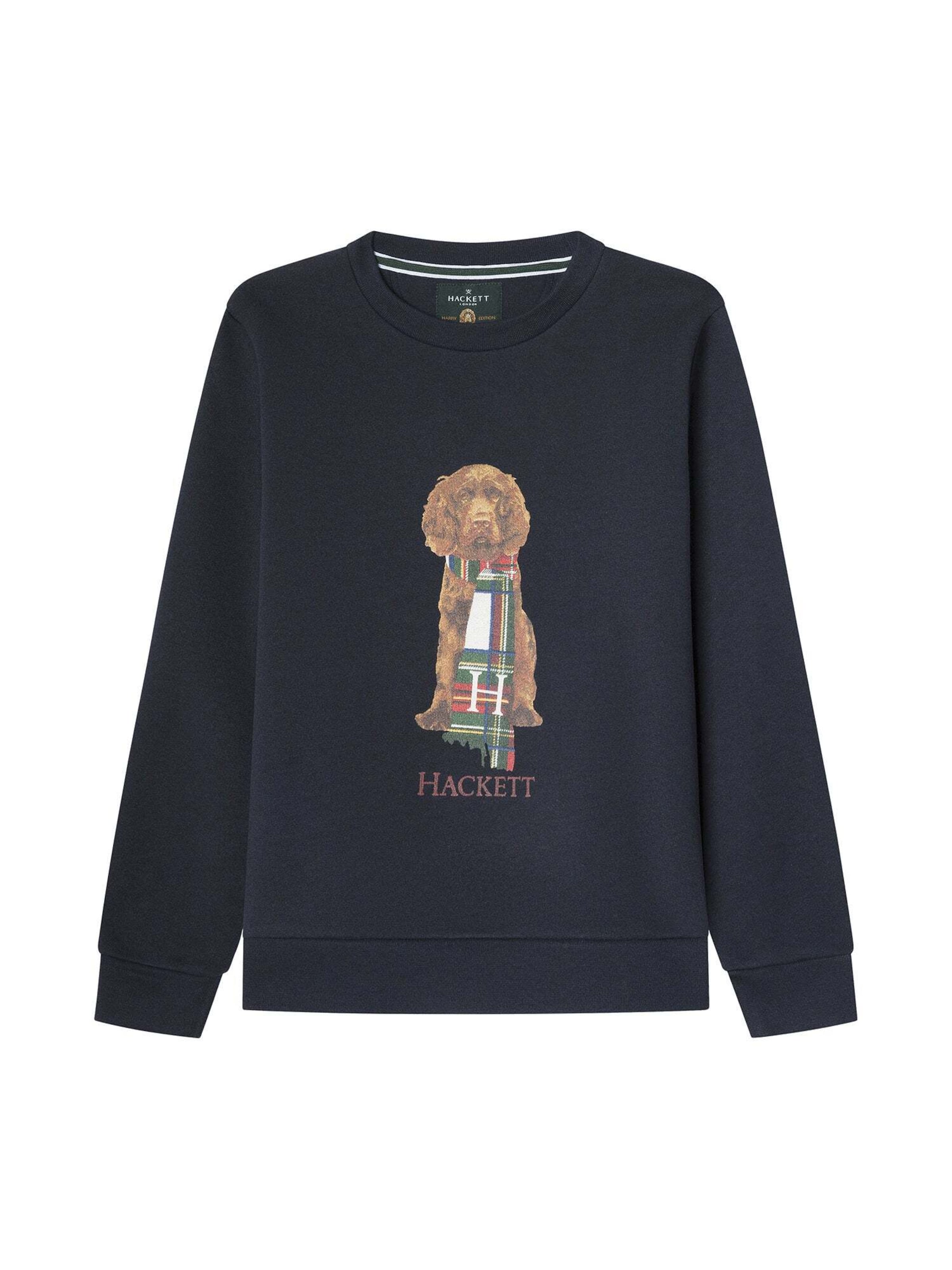 Hackett London Sweatshirt 'Heritage Harry' in Blauw: voorkant