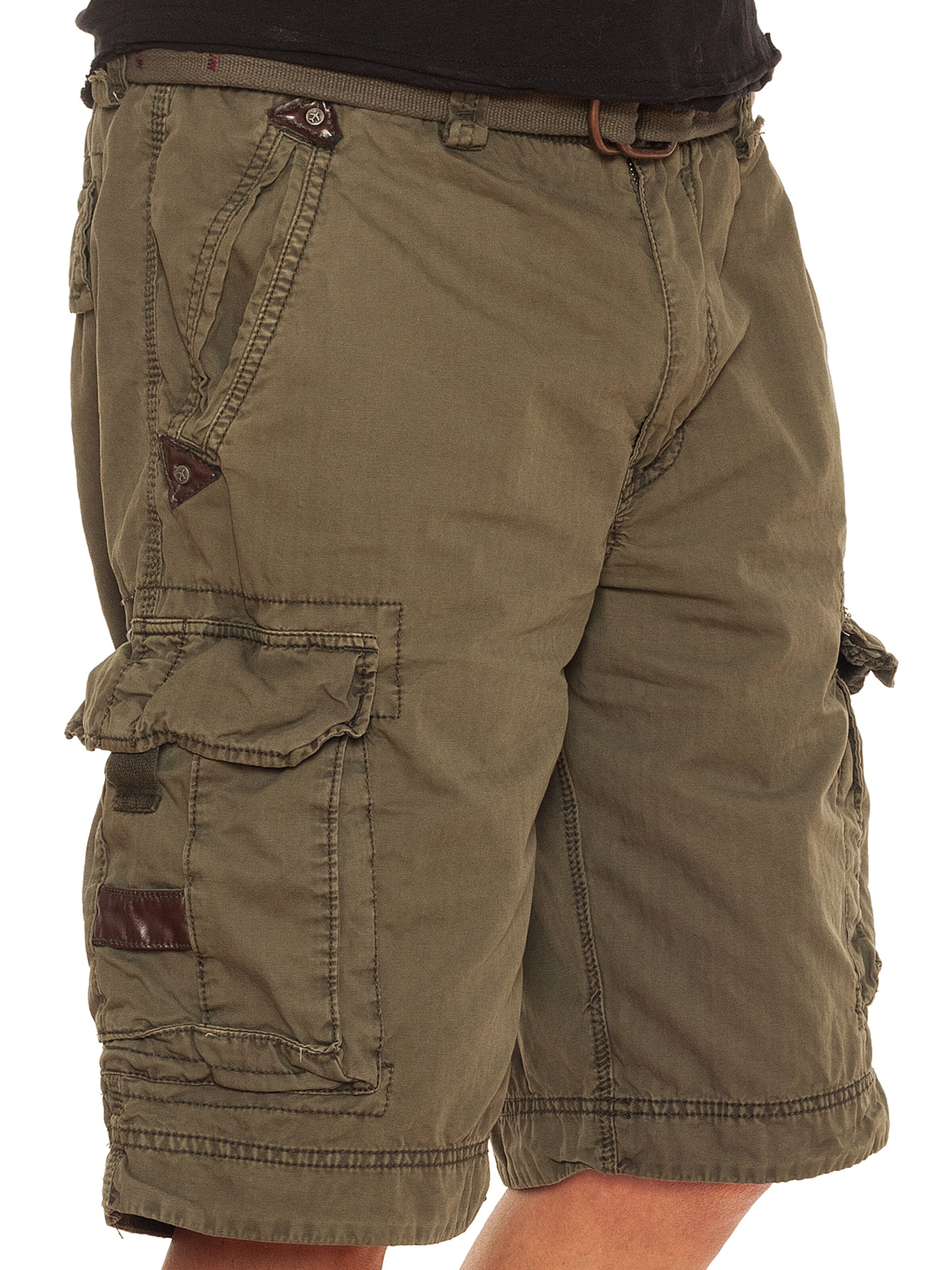 JET LAG Regular Cargo Pants 'Take Off 7' in Green
