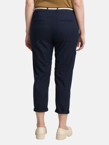 Coupe slim Pantalon chino Tom Tailor Women + en bleu