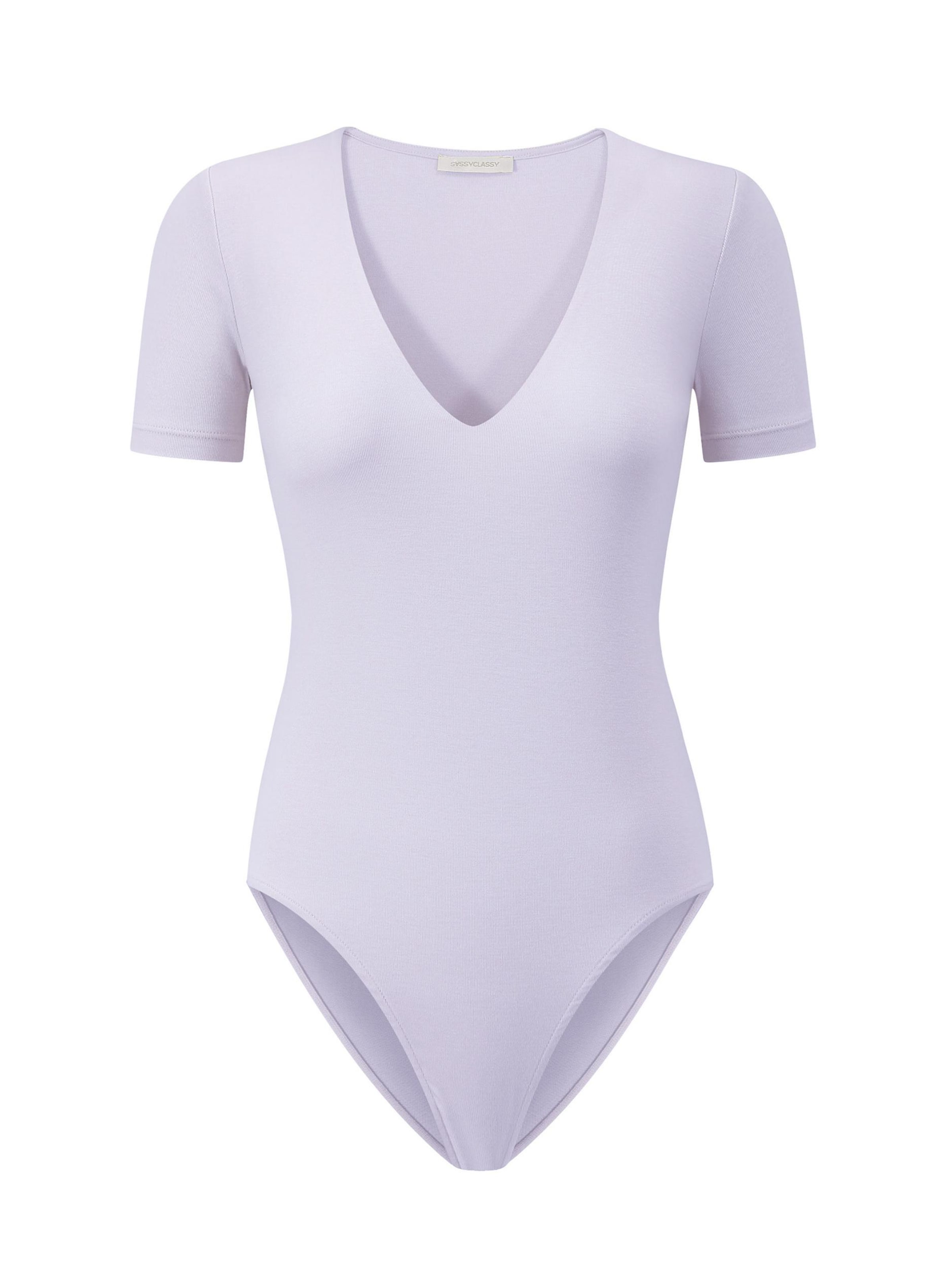 SASSYCLASSY Shirt bodysuit in Purple: front