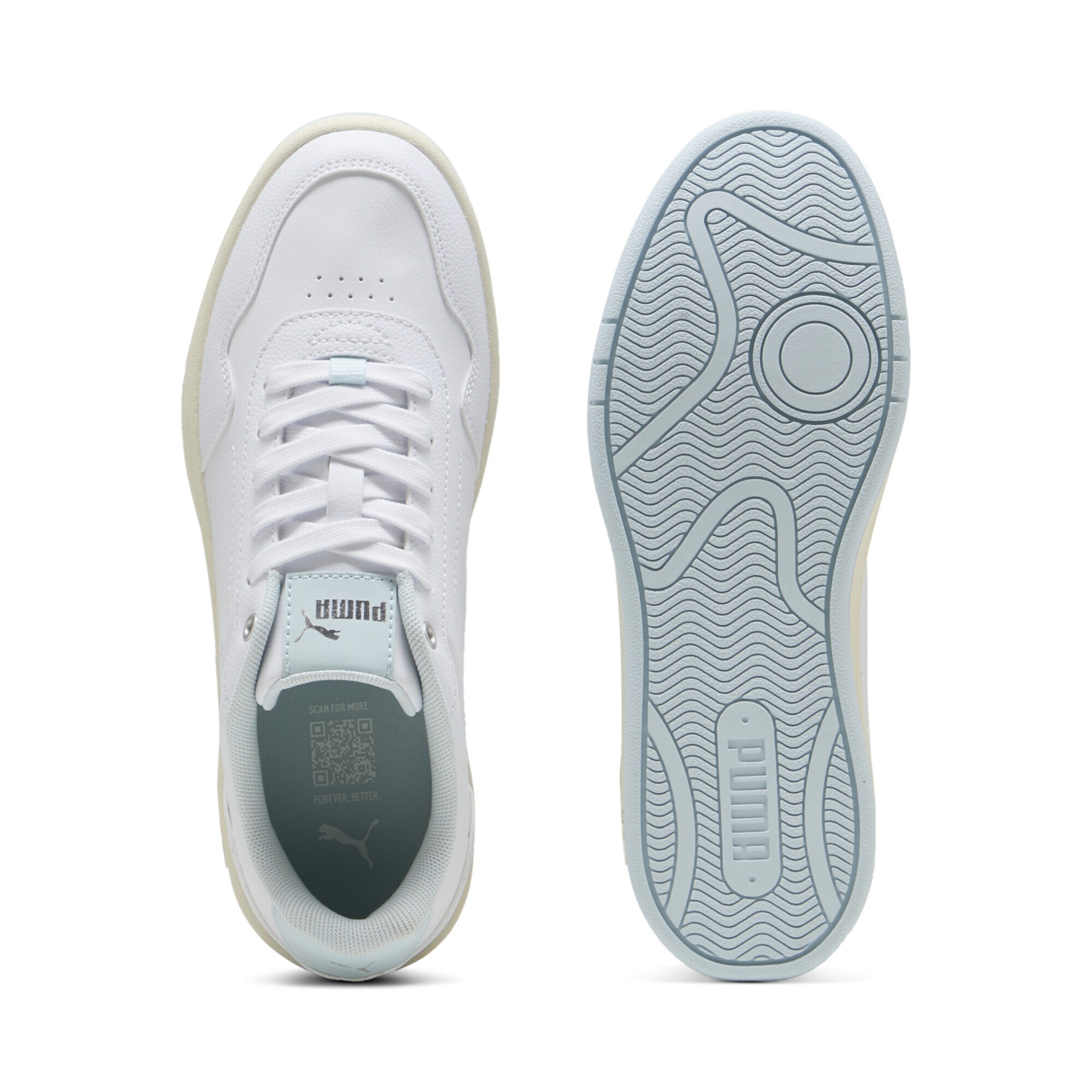 PUMA Platform trainers 'Court Classy' in White