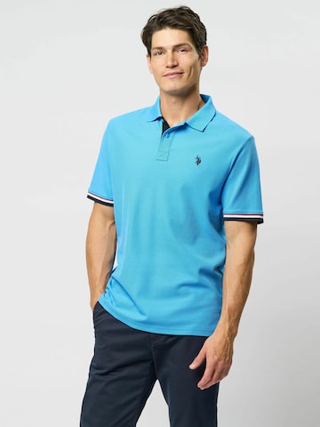 T-Shirt 'Nis' U.S. POLO ASSN. en bleu : devant